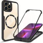 Coque intégrale Techsuit ColorVerse 360 MagSafe pour iPhone 13 Pro Max - Black