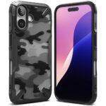 Coque Ringke Fusion X Design pour iPhone 16 Plus - Camo Black