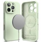Coque Ringke Silicone Magnetic MagSafe pour iPhone 16 Pro - Soft Mint