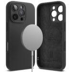 Coque Ringke Silicone Magnetic MagSafe pour iPhone 16 Pro - Black
