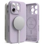 Coque Ringke Silicone Magnetic MagSafe pour iPhone 16 Pro Max - Lavender – Image 5