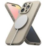 Coque Ringke Silicone Magnetic MagSafe pour iPhone 16 Pro Max - Stone – Image 4