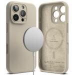 Coque Ringke Silicone Magnetic MagSafe pour iPhone 16 Pro Max - Stone