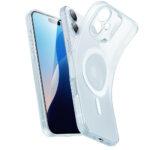 Coque MagSafe ESR Zero HaloLock pour iPhone 16 - Frosted Blue