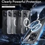Coque MagSafe ESR Classic Hybrid HaloLock pour iPhone 16 Pro - Frosted Clear – Image 3