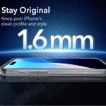 Coque MagSafe ESR Classic Hybrid HaloLock pour iPhone 16 Pro - Frosted Clear – Image 5