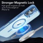 Coque MagSafe ESR Classic Hybrid HaloLock pour iPhone 16 - Clear Blue – Image 2