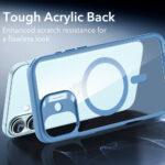 Coque MagSafe ESR Classic Hybrid HaloLock pour iPhone 16 - Clear Blue – Image 6