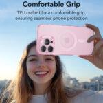 Coque MagSafe ESR Zero HaloLock pour iPhone 16 Pro - Frosted Pink – Image 6