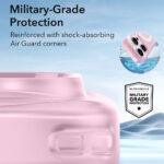 Coque MagSafe ESR Zero HaloLock pour iPhone 16 Pro - Frosted Pink – Image 4