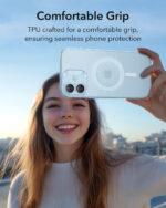 Coque MagSafe ESR Zero HaloLock pour iPhone 16 - Frosted Blue – Image 6