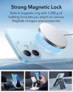 Coque MagSafe ESR Zero HaloLock pour iPhone 16 - Frosted Blue – Image 5