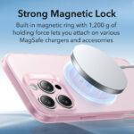 Coque MagSafe ESR Zero HaloLock pour iPhone 16 Pro Max - Frosted Pink – Image 5