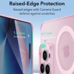Coque MagSafe ESR Zero HaloLock pour iPhone 16 Pro Max - Frosted Pink – Image 4