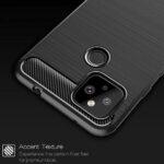 Coque Techsuit Carbon Silicone pour Google Pixel 5 - Black – Image 3