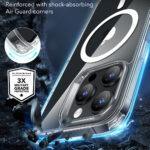 Coque MagSafe ESR Classic Hybrid HaloLock pour iPhone 16 Pro Max - Clear – Image 5