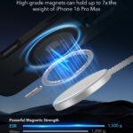 Coque MagSafe ESR Classic Hybrid HaloLock pour iPhone 16 Pro Max - Frosted Black – Image 3