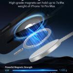Coque MagSafe ESR Classic Hybrid HaloLock pour iPhone 16 Pro Max - Clear Black – Image 3
