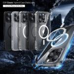Coque MagSafe ESR Classic Hybrid HaloLock pour iPhone 16 Pro Max - Clear Black – Image 6