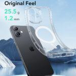 Coque MagSafe ESR Zero HaloLock pour iPhone 16 Plus - Clear – Image 4