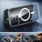 Coque MagSafe ESR Classic Hybrid HaloLock pour iPhone 16 Plus - Clear – Image 3