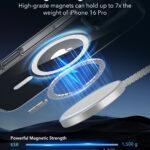 Coque MagSafe ESR Classic Hybrid HaloLock pour iPhone 16 Pro - Clear – Image 6