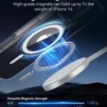 Coque MagSafe ESR Classic Hybrid HaloLock pour iPhone 16 - Clear – Image 5