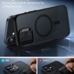 Coque MagSafe ESR Classic Hybrid HaloLock pour iPhone 16 - Frosted Black – Image 2