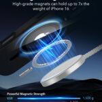 Coque MagSafe ESR Classic Hybrid HaloLock pour iPhone 16 - Clear Black – Image 2