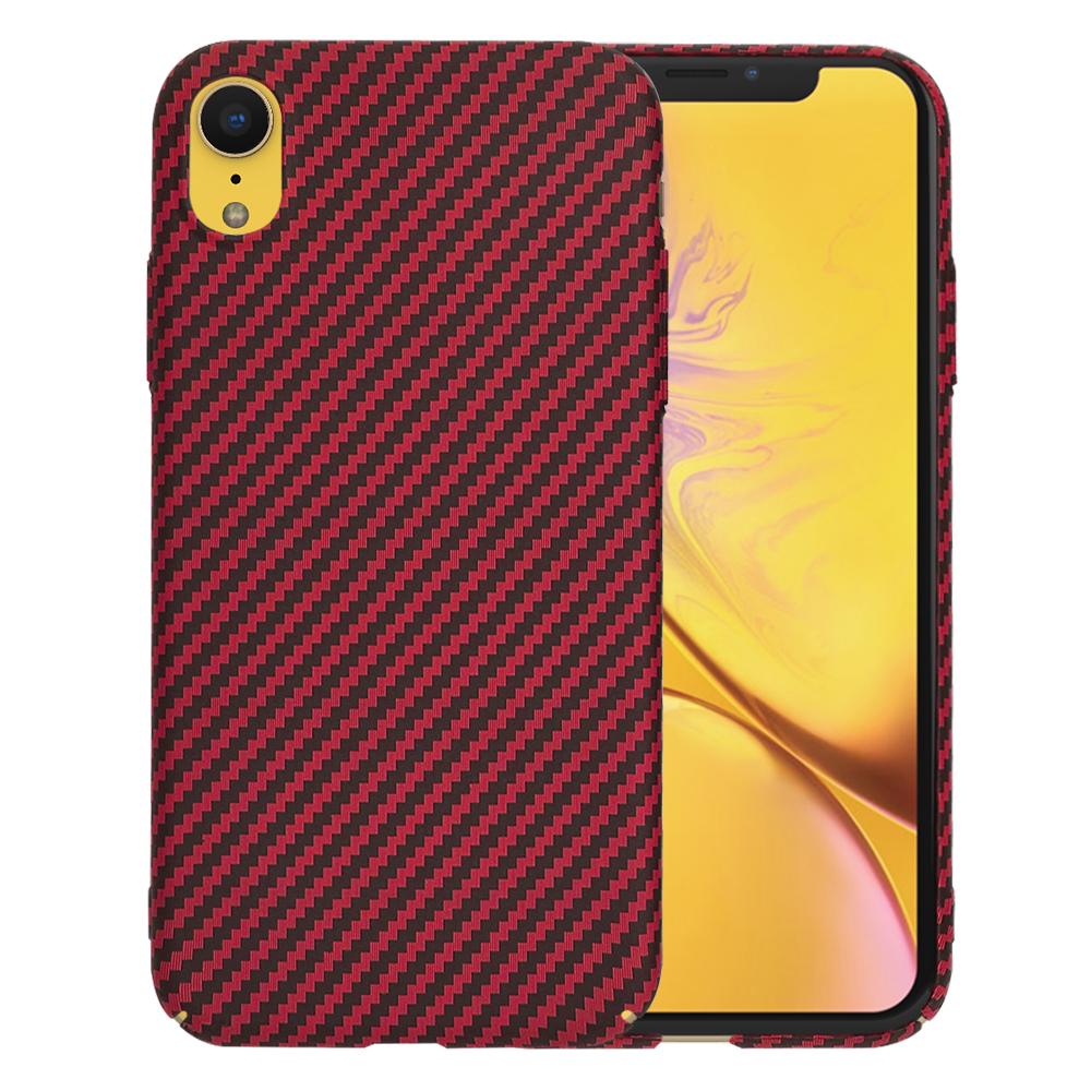1472959 Coque Techsuit Carbonite FiberShell pour iPhone XR - Red – Image 1