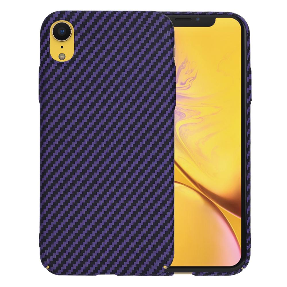 1473019 Coque Techsuit Carbonite FiberShell pour iPhone XR - Purple – Image 1