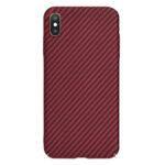 Coque Techsuit Carbonite FiberShell pour iPhone XS Max - Red – Image 3