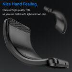 Coque Techsuit Carbon Silicone pour iPhone 16 - Black – Image 2