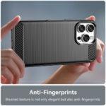 Coque Techsuit Carbon Silicone pour iPhone 16 Pro - Black – Image 5