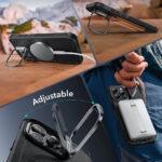 Coque renforcée ESR Cyber Armor Kickstand MagSafe pour iPhone 16 Pro Max - Grey – Image 3