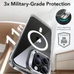Coque MagSafe ESR Classic Hybrid HaloLock Kickstand pour iPhone 16 Pro - Frosted Black – Image 5