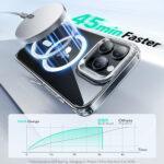Coque MagSafe ESR Classic Hybrid HaloLock Kickstand pour iPhone 16 Pro - Clear – Image 3