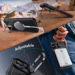 Coque renforcée ESR Cyber Armor Kickstand MagSafe pour iPhone 16 - Black – Image 3