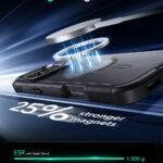 Coque renforcée ESR Cyber Armor Kickstand MagSafe pour iPhone 16 - Green – Image 4