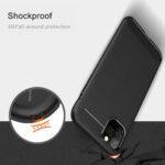 Coque Techsuit Carbon Silicone pour iPhone 11 - Black – Image 5