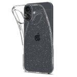 Coque Spigen Liquid Crystal Glitter pour iPhone 16 - Crystal Quartz – Image 4