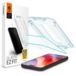 Lot de 2 protections d'écran Spigen Glas.tR EZ-FIT pour iPhone 16 Pro Max / iPhone 17 Pro Max - Clear