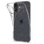 Coque Spigen Liquid Crystal Glitter pour iPhone 16 Plus - Crystal Quartz – Image 5