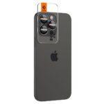 Lot de 2 protections d'objectif Spigen Optik.tR EZ Fit Pro Camera Glass pour iPhone 14 Pro / 14 Pro Max / 15 Pro / 15 Pro Max / 16 Pro / 16 Pro Max / 17 Pro / 17 Pro Max - Black – Image 3