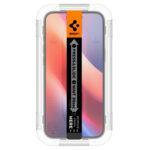 Lot de 2 protections d'écran Spigen Glas.tR EZ-FIT pour iPhone 15 / iPhone 16 - Privacy – Image 4