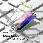 Lot de 2 protections d'écran Ringke Easy Slide Tempered Glass pour iPhone 16 / iPhone 15 - Black – Image 4