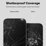 Lot de 2 protections d'écran Ringke Easy Slide Tempered Glass pour iPhone 16 Plus / iPhone 15 Plus - Black – Image 5