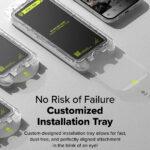 Lot de 2 protections d'écran Ringke Easy Slide Tempered Glass pour iPhone 16 / iPhone 15 - Privacy – Image 6