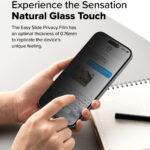 Lot de 2 protections d'écran Ringke Easy Slide Tempered Glass pour iPhone 16 Pro Max - Privacy – Image 3