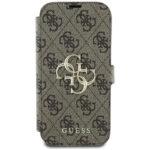 Étui portefeuille à rabat Guess Book 4G pour iPhone 16 Plus - Brown – Image 3